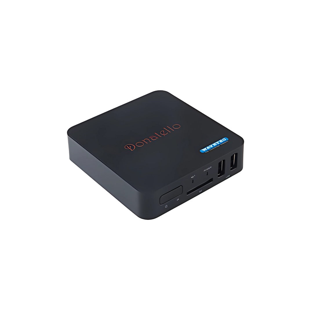 Donatello TV box, black. Donatello TV box, black.